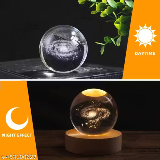 3D Crystal Ball Astronomy Night Lamp.