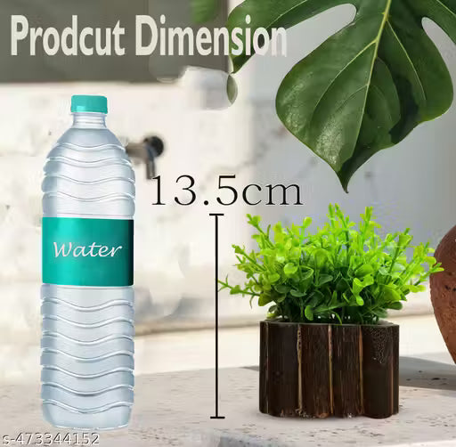 Dodecroo Fake Bonsai with Wooden Pot