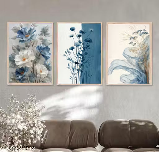 Leaf Painting Photo Frame Set of 3
