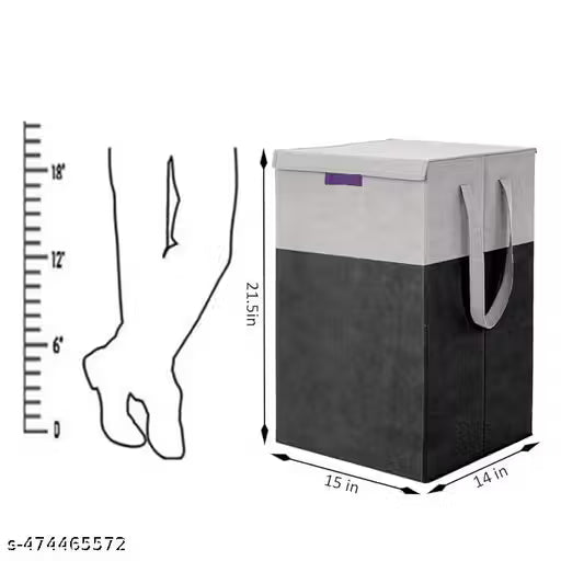 Minicraft Folding Laundry Basket & Storage Organizer