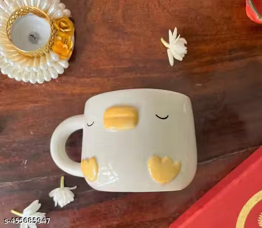 Cute Duck Ceramic Coffee Mug – Animal Theme Tea Cup