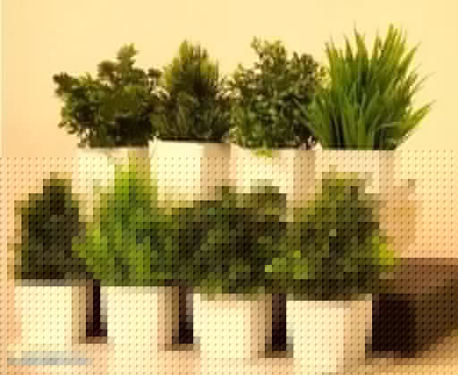 Mini Table Top Artificial Plants (Set of 8)