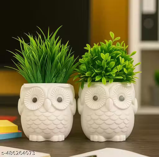 Dodecroo Artificial Owl Plant (Pack of 2)