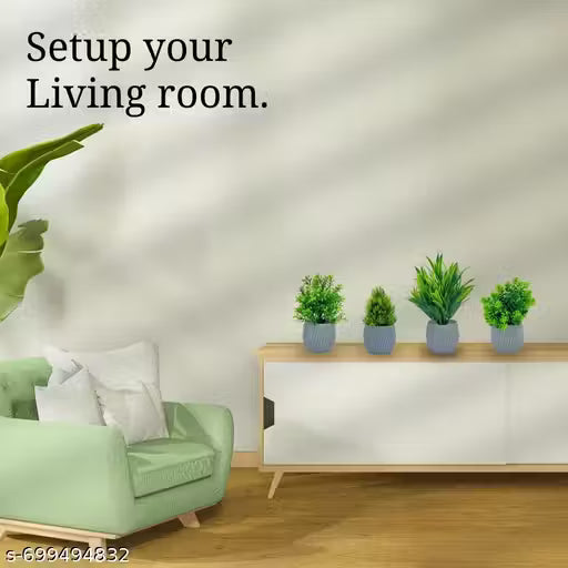 Artificial Potted Plants Combo Set of 6