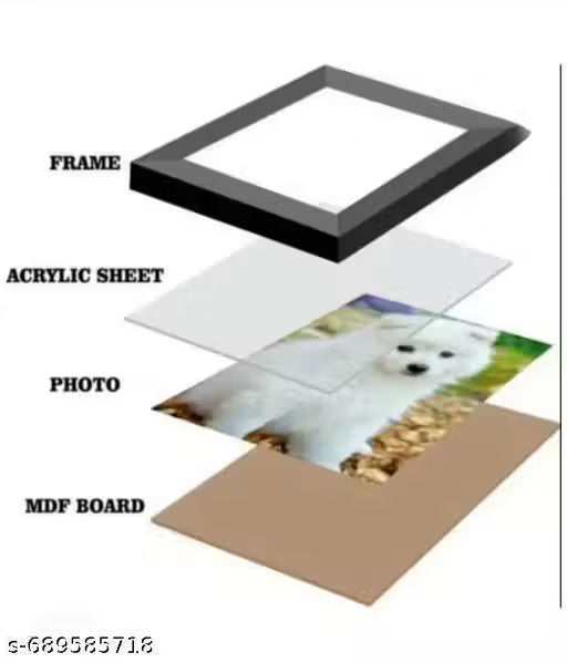 Leaf Painting Photo Frame Set of 3