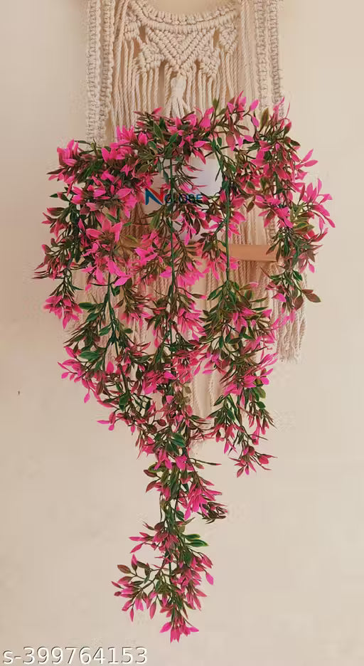 Artificial Hanging Plant with Apple Pot
