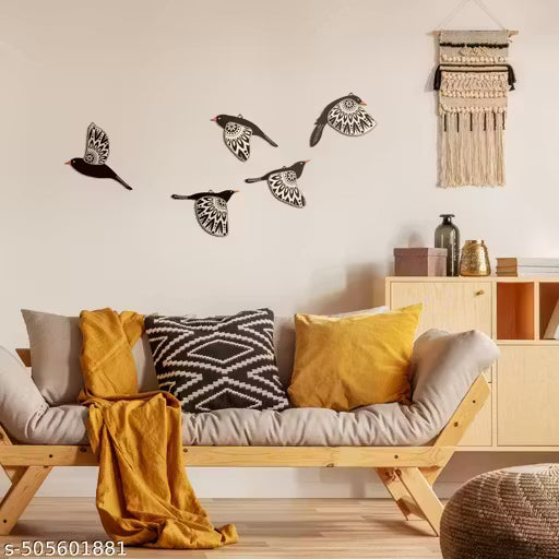 Kalasagar Birds on Rope Wall Art Set of 5