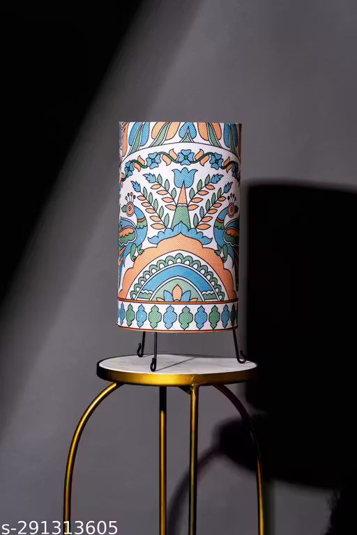 Aswal Handicraft Madhubani Design Table Lamp