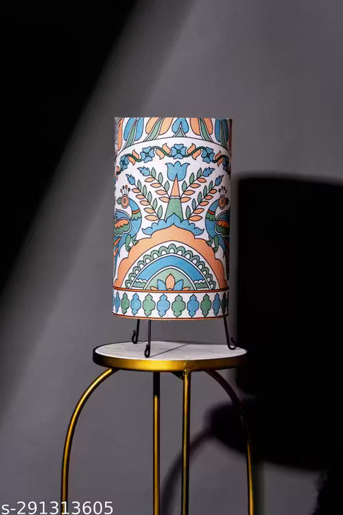 Aswal Handicraft Madhubani Design Table Lamp