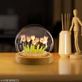 IKIME Tulip Flower LED Crystal Ball Lamp