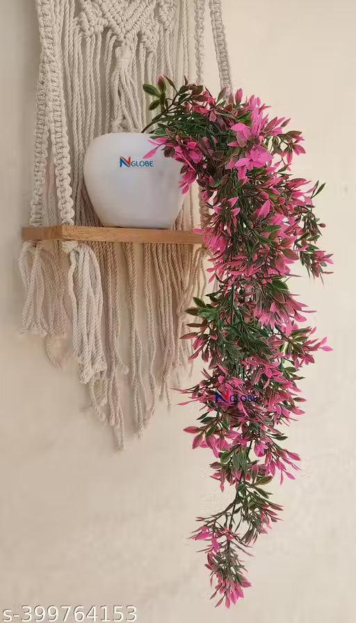 Artificial Hanging Plant with Apple Pot