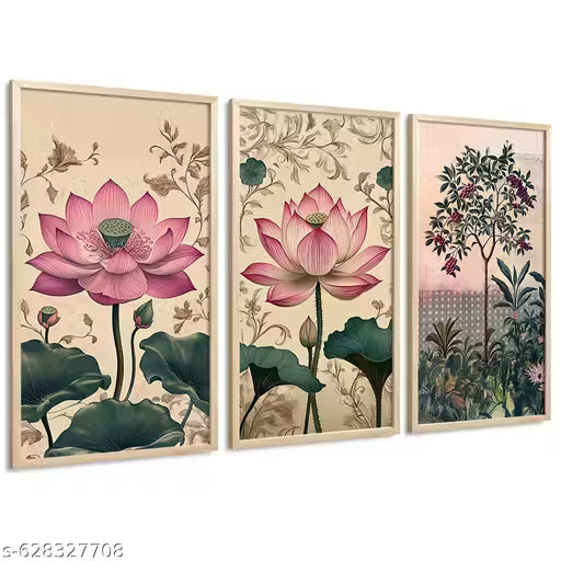 Kotart Floral Art  (Set of 3)