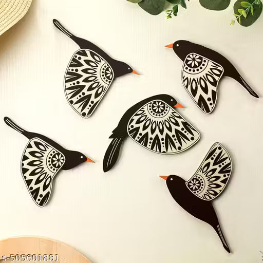 Kalasagar Birds on Rope Wall Art Set of 5