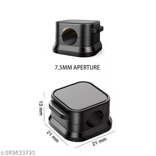 Magnetic Cable Clip Organizer Cord Holder – Pack of 6