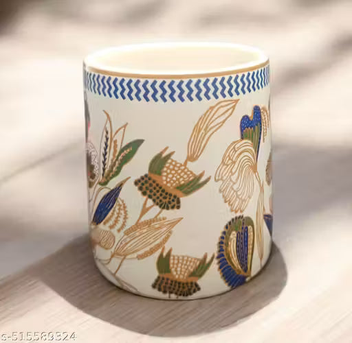 Konst Floral Ceramic Coffee Mug