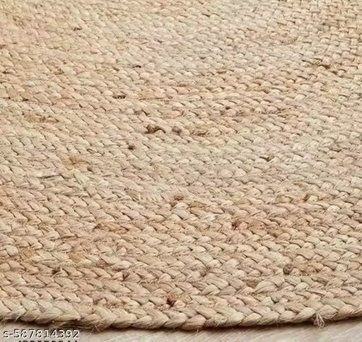 Handwoven Round Jute Floor Mat