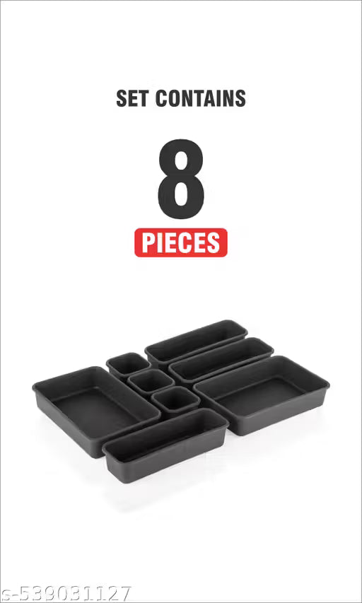 TIDY TRAIL Drawer Organizer Set of 8