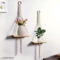 Macrame Wall Hanging Shelf Set