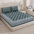 Botanical Print Double Bedsheet set