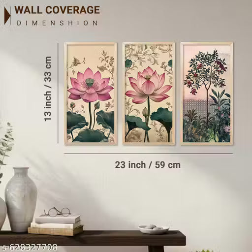 Kotart Floral Art  (Set of 3)