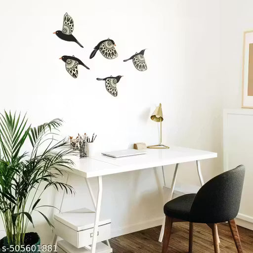 Kalasagar Birds on Rope Wall Art Set of 5