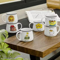 Ceramic Chai & Coffee Cup Set – White 200ml Cups (Pack of 6)